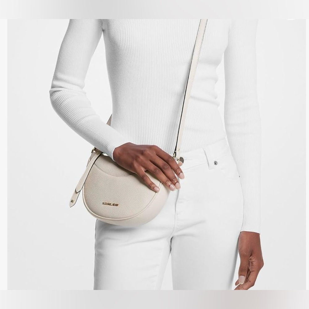 NWT Michael Kors Dover Small Leather Crossbody Bag - Picture 1 of 7